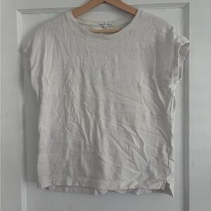 Alex Mill Cream Crewneck Tee